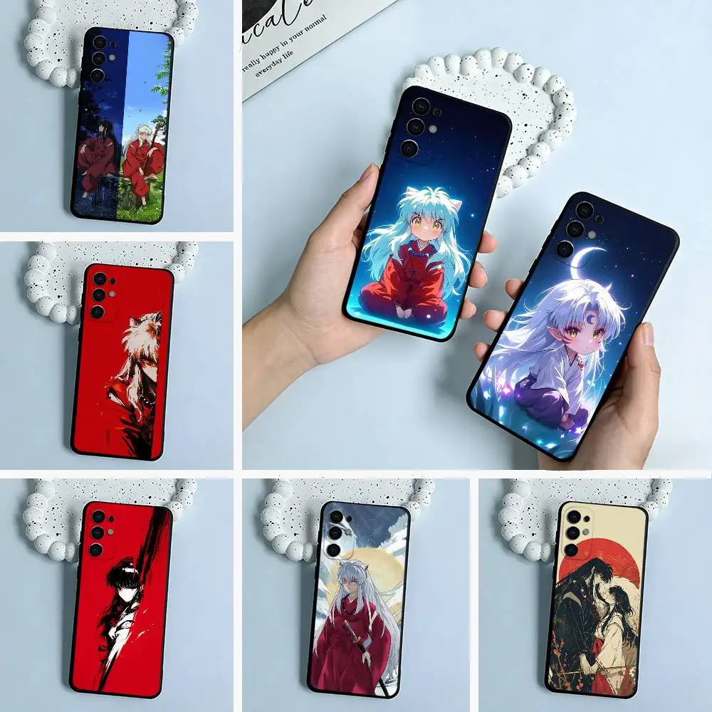 Half-Demon -nuyasha Phone Case For Samsung S25,S24,S21,S22,S23,S30,Ultra,S20,Plus,Fe,Lite,Black Soft Silicone