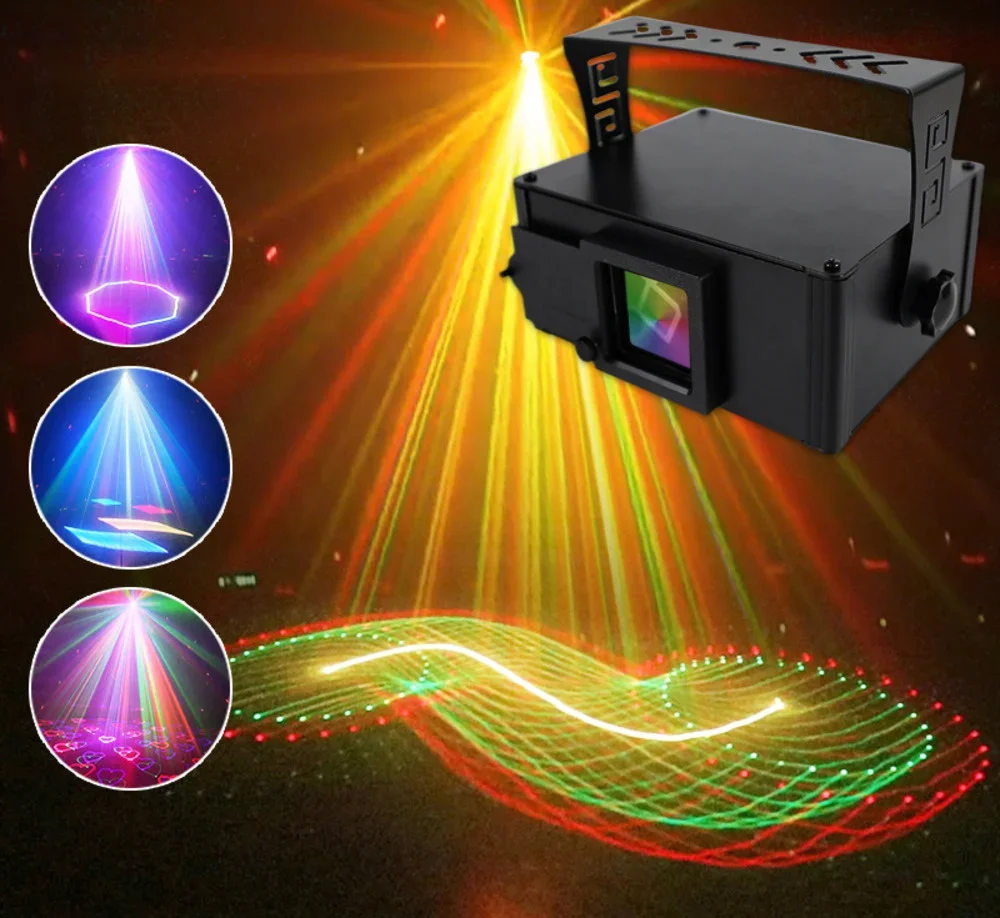 Animation Vollfarb-Laserlichter KTV Bar Atmosphäre Flash Halloween Bühnenlichter