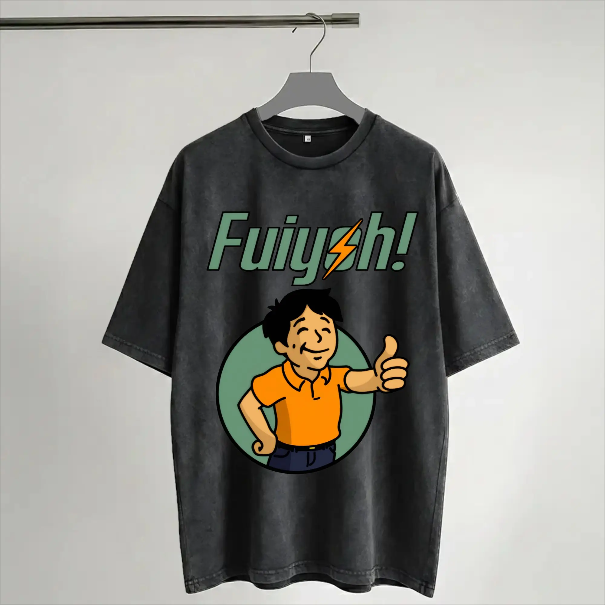 2026 Summer Fuiyoh Uncle Roger Saying Haiya Meme Washed Shirt Merch Oversize T-Shirts  Men Women Tee Shirt