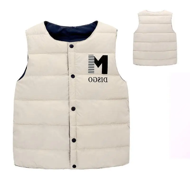 سترات جديدة للأطفال لعام 2025 خفيفة للغاية 80% من ريش البط الأبيض من 4 إلى 5 إلى 12 سنة صدريات رقيقة ودافئة للفتيات لـ 5-15 ℃ الأولاد والبنات #4