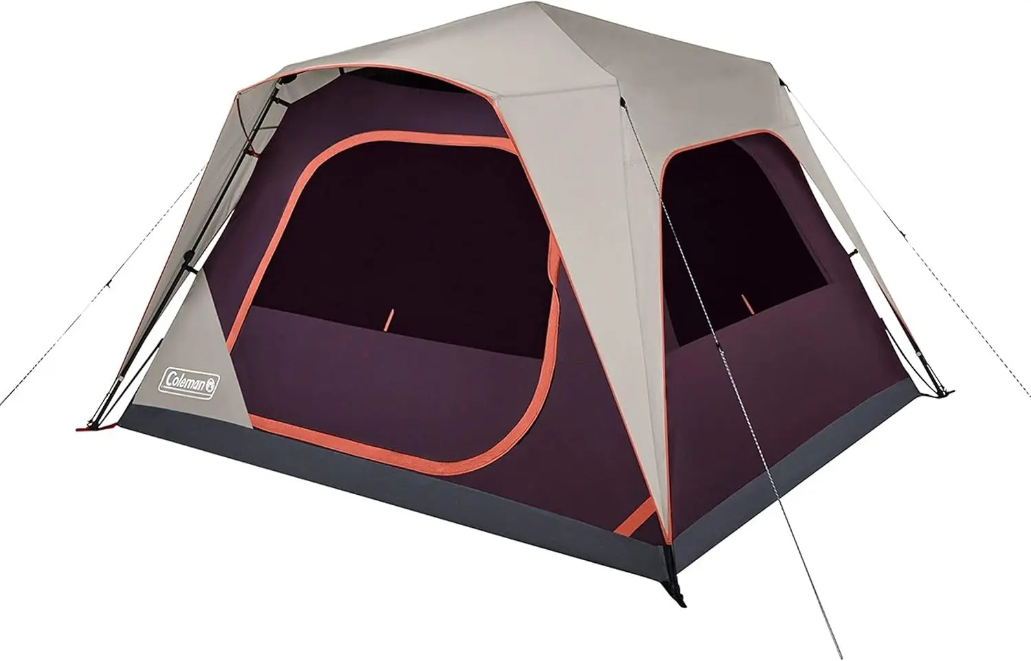 

Skylodge Camping Tent with Instant Setup, 4/6/8/10/12 Person Weatherproof Family Tent with Pre-Attached Poles, Convertib