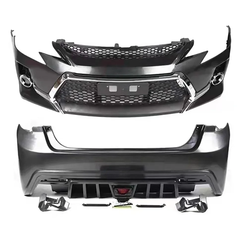 Car Bodykit For 2013-2018 Toyota Mark X Front Bumper Rear Bumper PP Plastic Car Bumper For Toyota Reiz Mark X