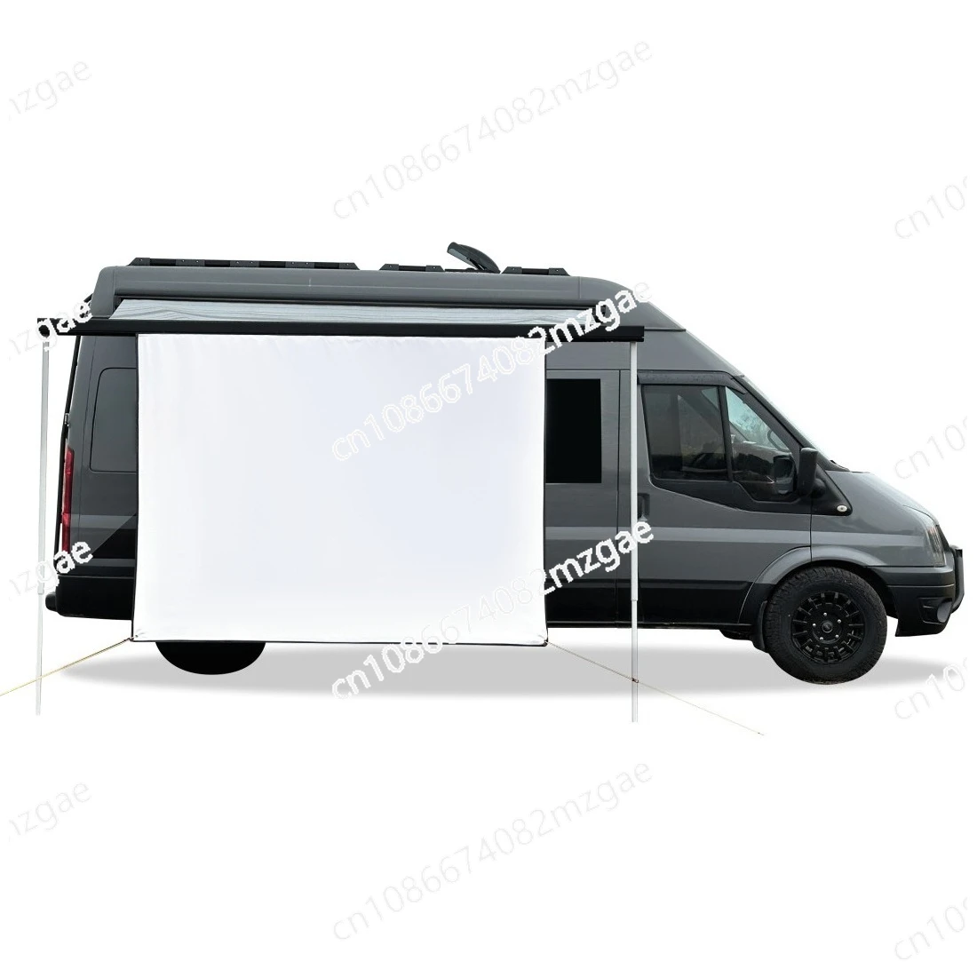 Outdoor RV awning, expansion projection screen, car side tent screen