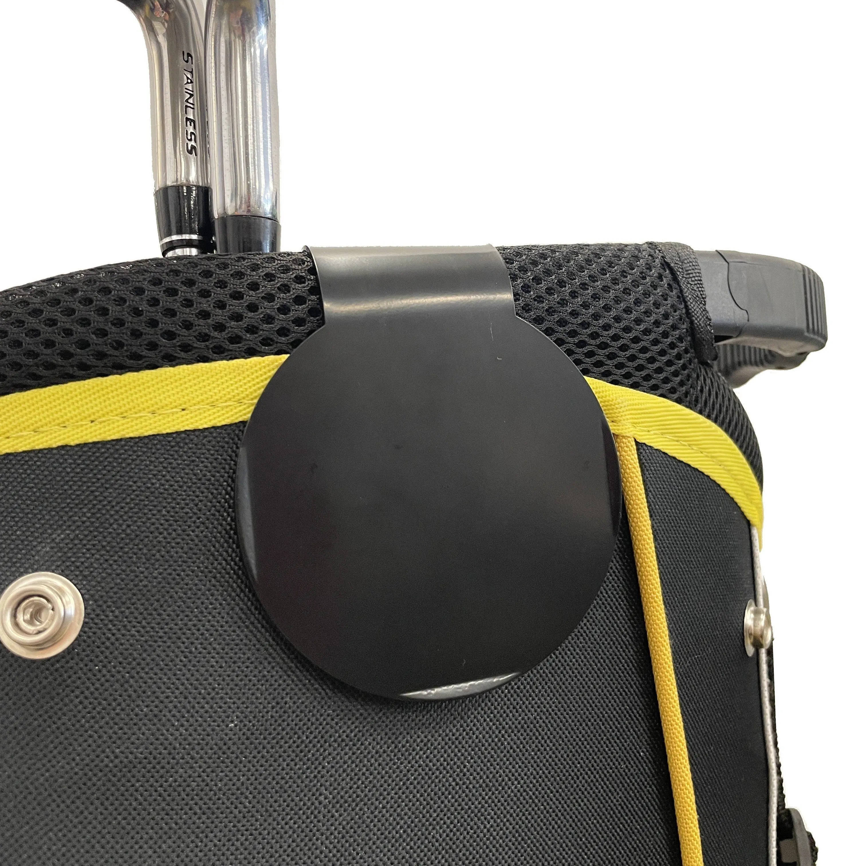 وسادة هبوط معدنية لحقيبة الجولف، مشبك حقيبة معدني للاستخدام السريع والسهل لمعدات الجولف والإكسسوارات #5