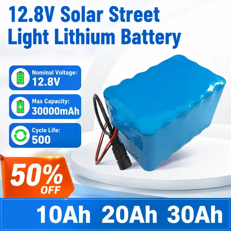 

For 12.8V Solar Street Light Lithium Battery Pack Integrated Lighting and Energy Storage High-Capacity Power Supply