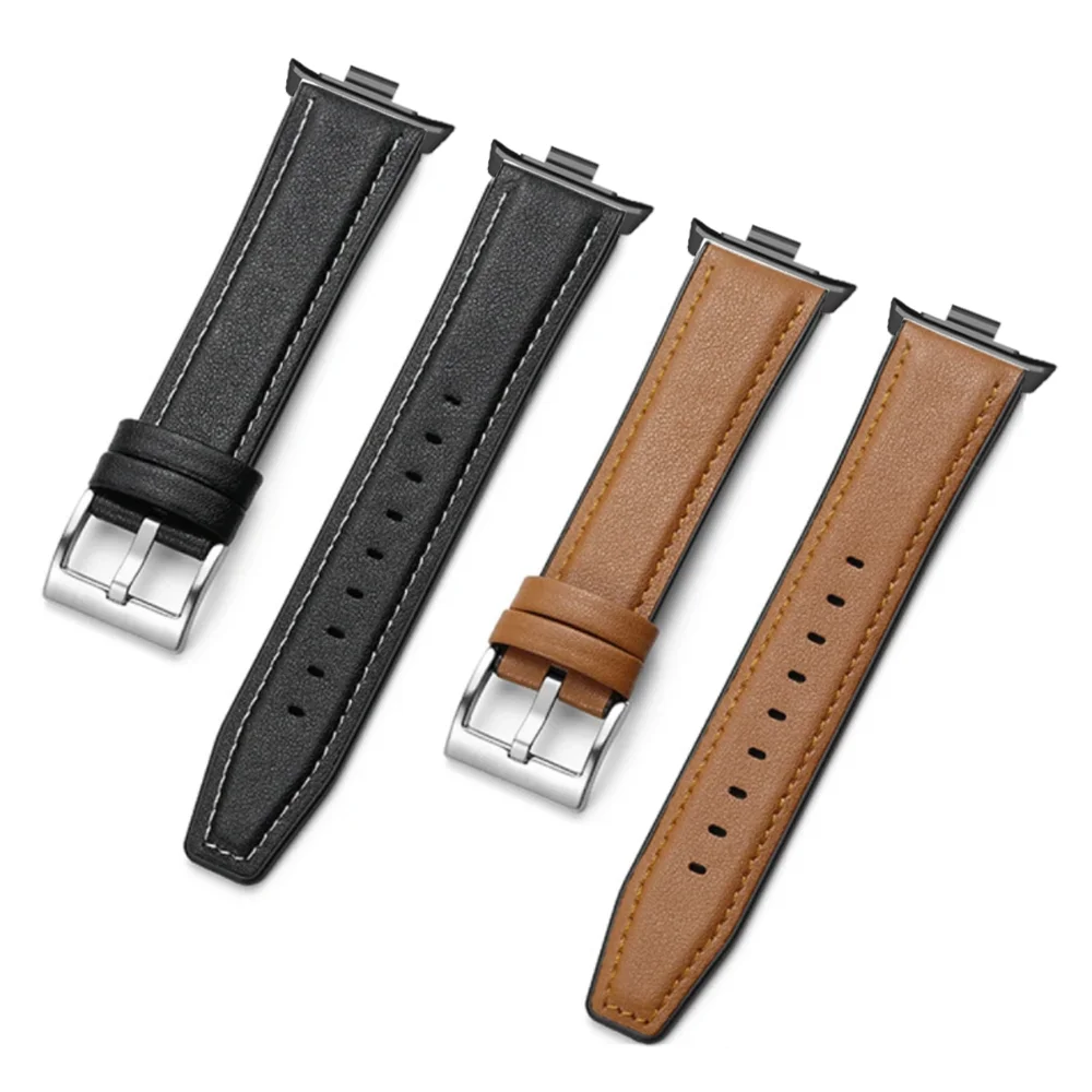 Band Leather Bracelet for Redmi watch 4 5 6 Wrist Strap for Xiaomi Mi band 8 pro watchband Smart watch Sports Strap Accessoeies