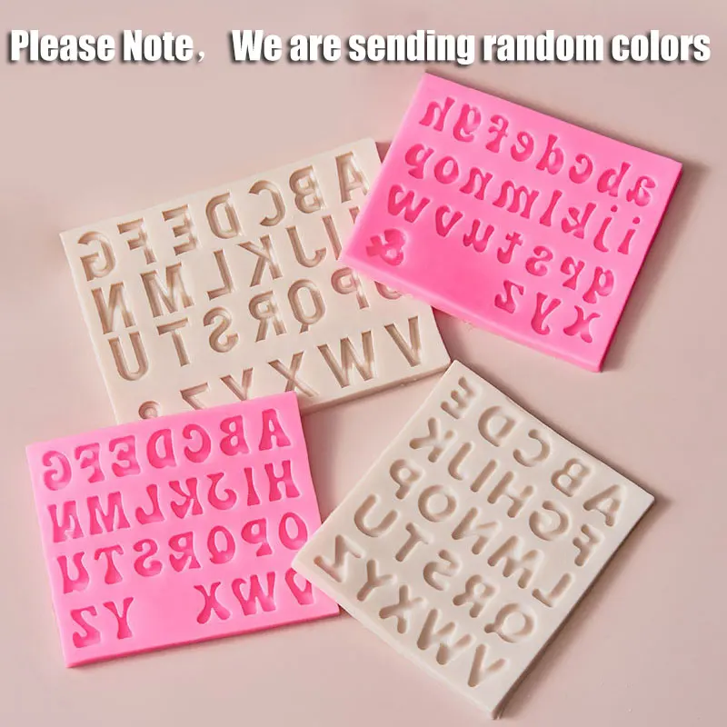 JCD DIY Arabic Numerals English Alphabet Silicone Mold Handmade Chocolate Pastry Cake Decoration Baking Tool Fondant Cookie Kit