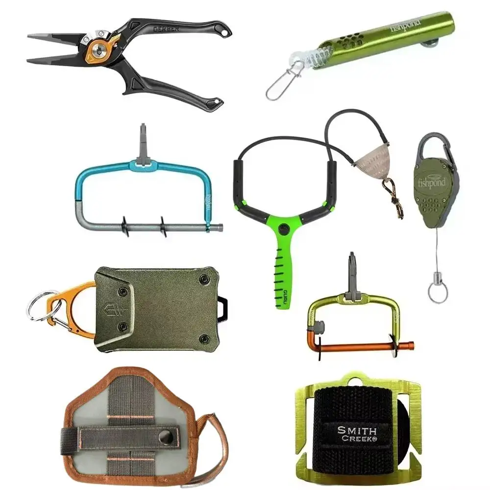 

Fishing Rod Holder Lure Portable BFS Aluminum Alloy Fly Fishing Tackle Quick Rod Assistant Tools