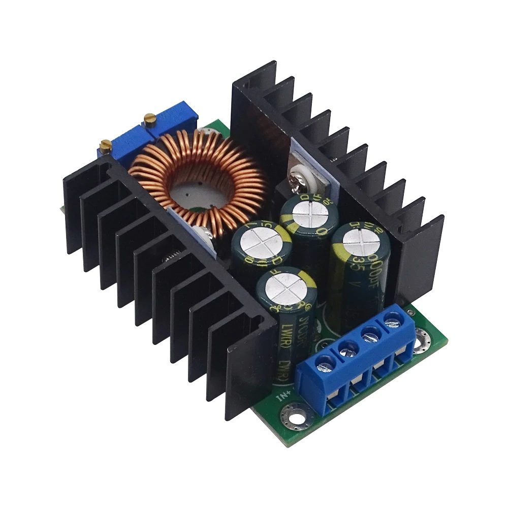 Adjustable power module 12A voltage reduction 24V to 12V LED drive with constant current charging and charging indication