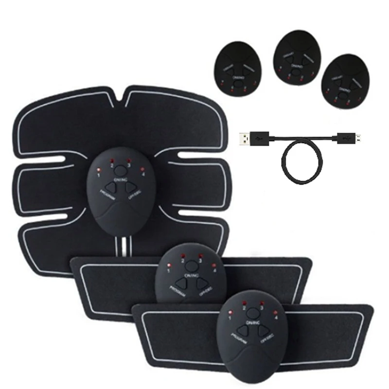 EMS Wireless Muscle Trainer Smart Fitness Abdominal Training Electric Weight Loss Stickers Body Slimming Massager