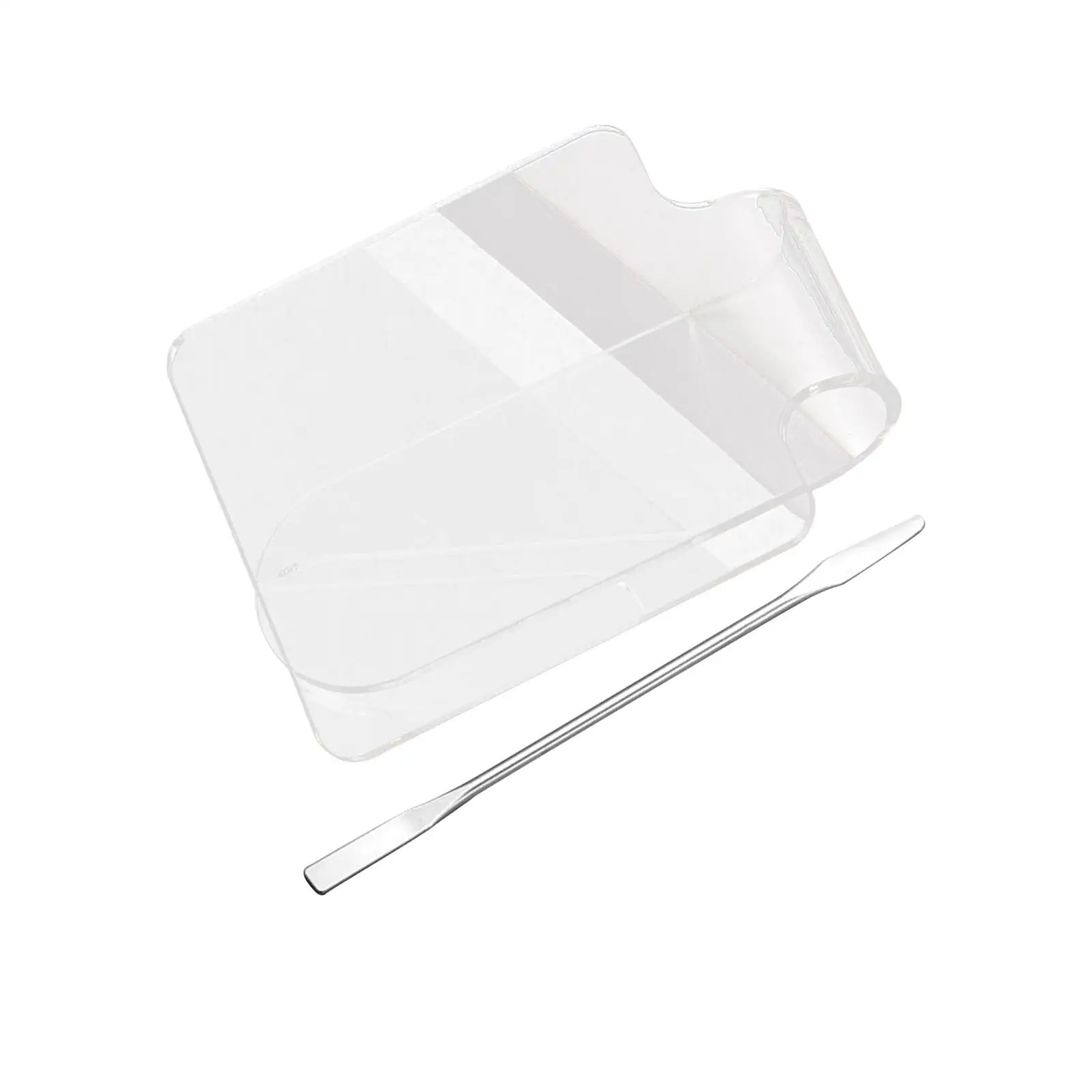 Strumento per tavolozza di miscelazione cosmetica acrilica da 2-4 pezzi per ombretti, ciglia, rossetti