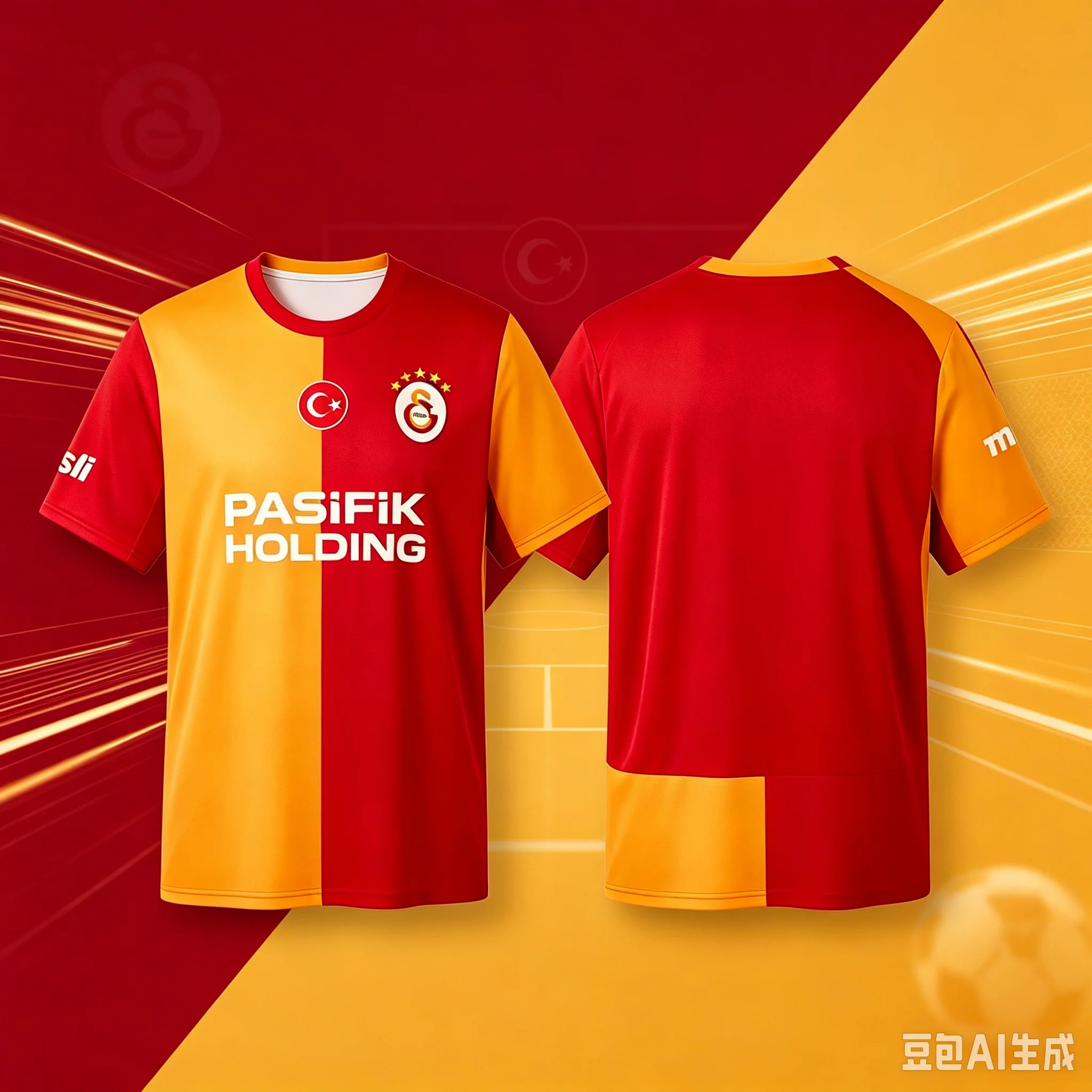 26-27 Galatasaray Football Jersey Shirt, Men Summer New 3D Print Sports Tshirt, Training Breathable Quick Drying Sweatshirt