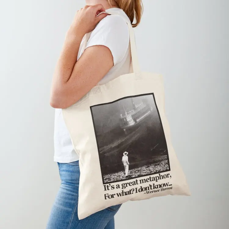 Fitzcarraldo Werner Herzog Quote Tote Bag Canvas bag bags men Customizable custom
