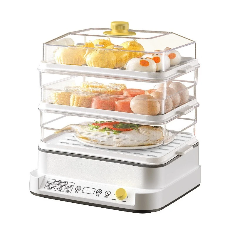 

DZG-003 multi-function, electric steamer, three-layer large capacity, integrated stewing and cooking, steamer