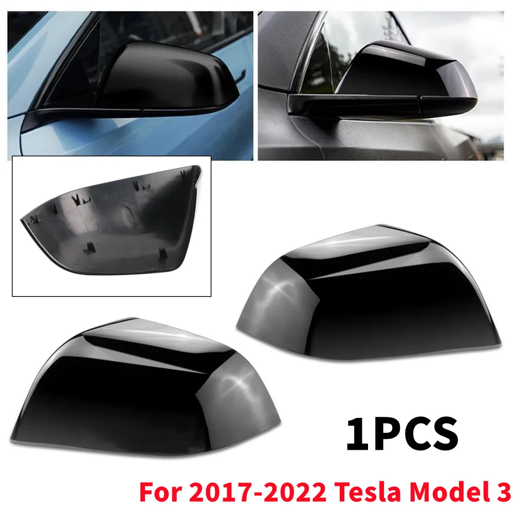 

Левая или правая крышка для Tesla Model 3 2017 2018-2022, крышка бокового зеркала заднего вида из АБС-пластика, крышка крыла, замена отделки корпуса внешней двери