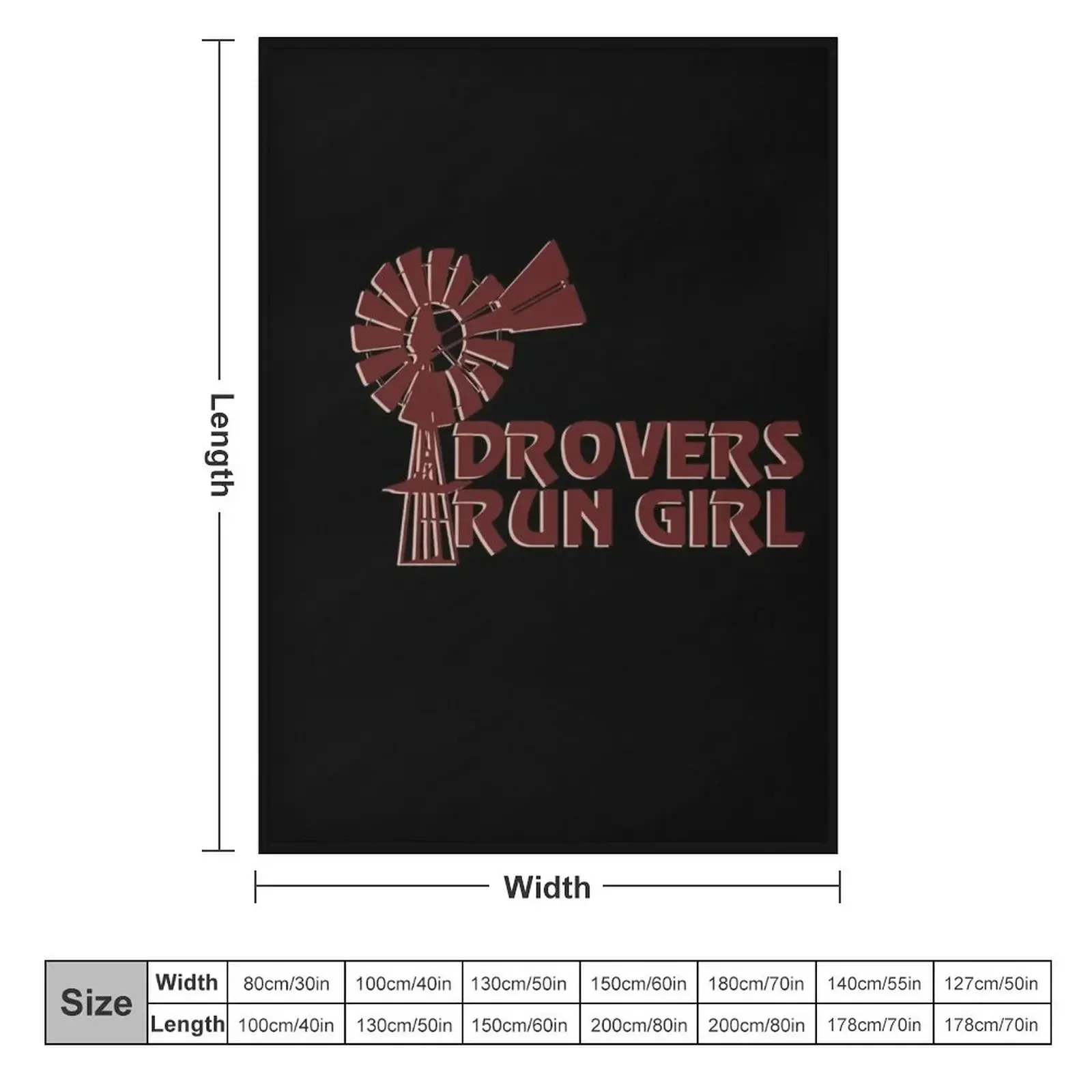 Drovers Run Girl 37 Throw Blanket wednesday Thermals For Travel Custom Hairy Blankets