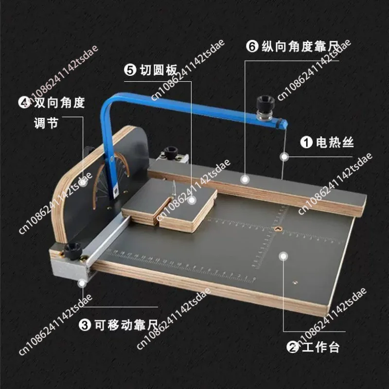 Electric Hot Wire Low Density Sponge Cutting Machine Household Lightweight Foam Cutter Styrofoam Cutting Table foam 380x280MM.