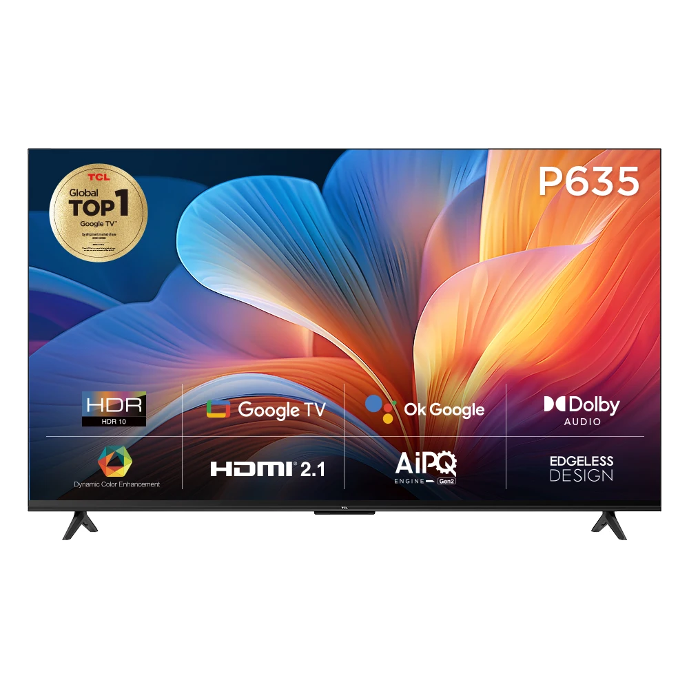 TCL 안드로이드11 4K UHD TV 55P635 140cm · 55인치 · 방문설치