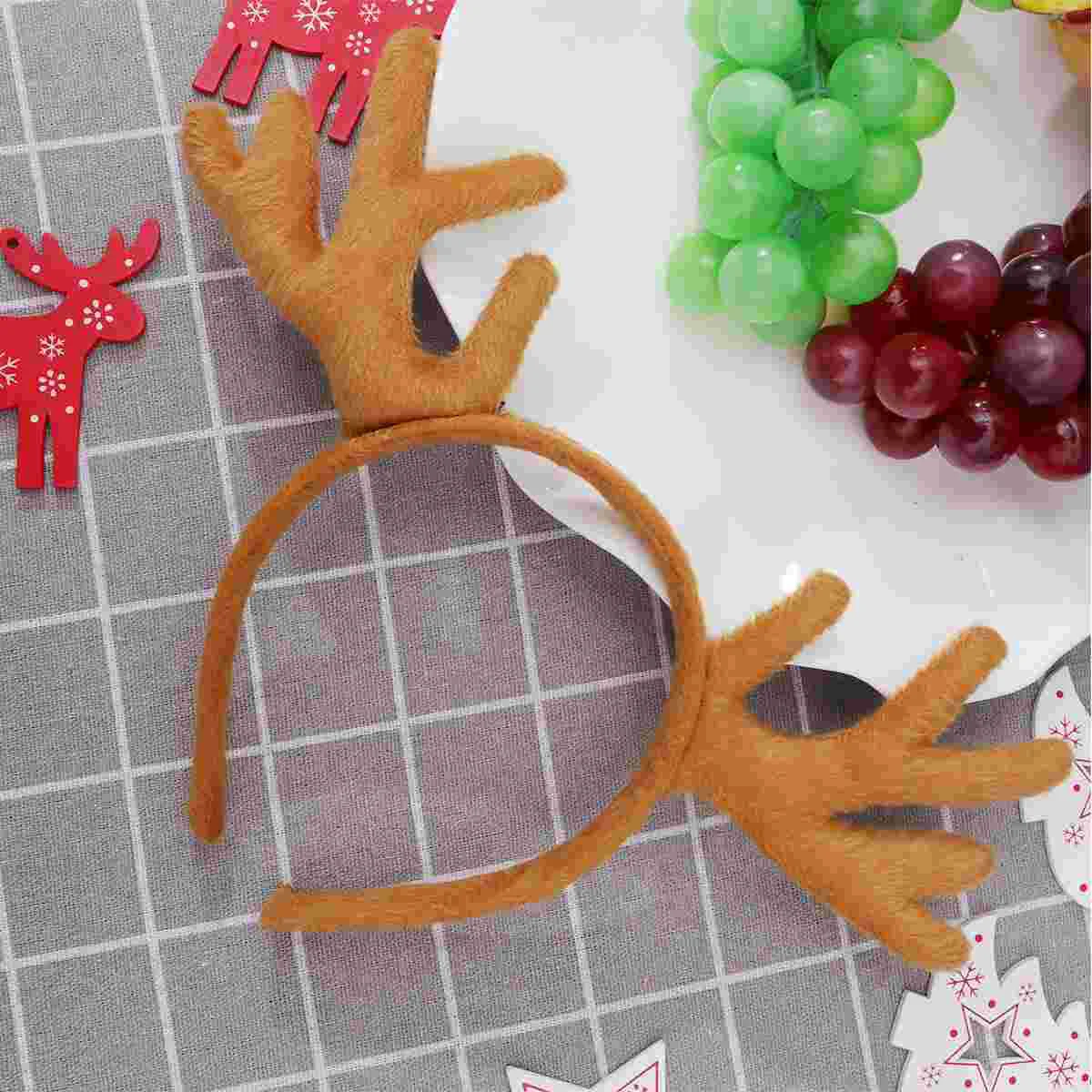 

Decorations Halloween Christmas Headband Reindeer Antlers Hat Bands Hair Accessary Hoops Accessories