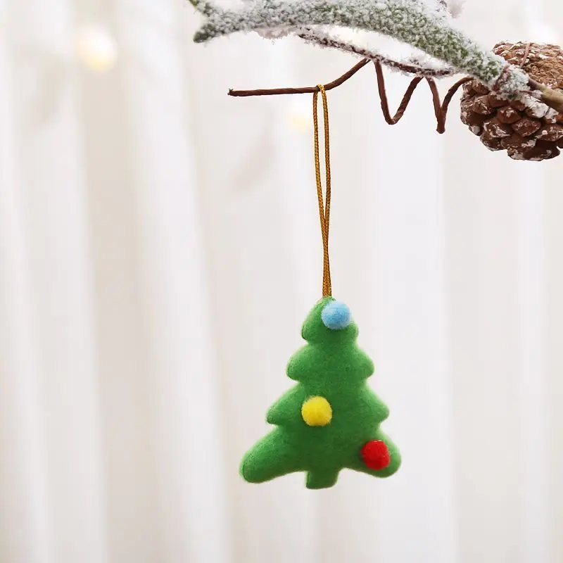 Christmas Plush Santa Tree Ornaments 12pcs Cute Hanging Pendants for Xmas Party Home Decoration Holiday Small Gift Idea 2026 - view 6