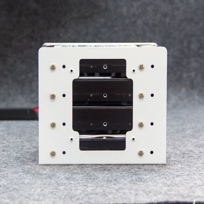 Telaio integrato staffa per disco rigido meccanico 4F disco rigido in metallo 4x3,5 ventola di espansione sovrapposta raffreddamento per custodia del PC