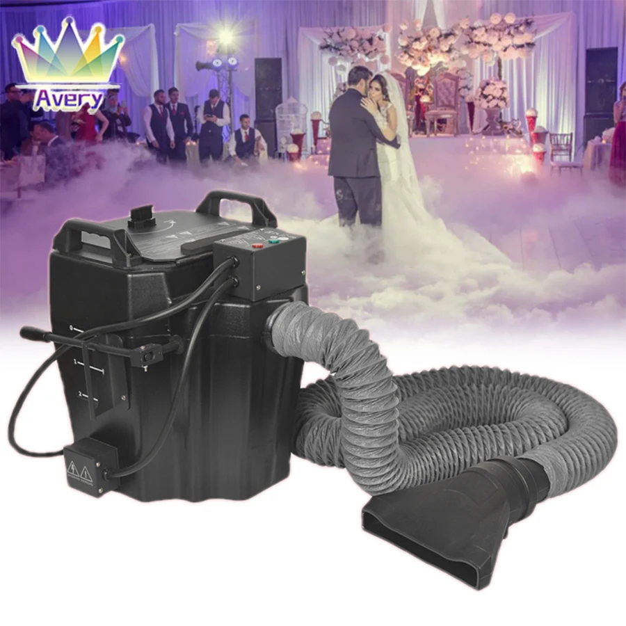 3500 W/6000 W Trockeneismaschine Bühneneffekt Trockeneis-Nebelmaschine Flycase-Option Tiefer liegende Nebelmaschine für Hochzeitsveranstaltungen DJ