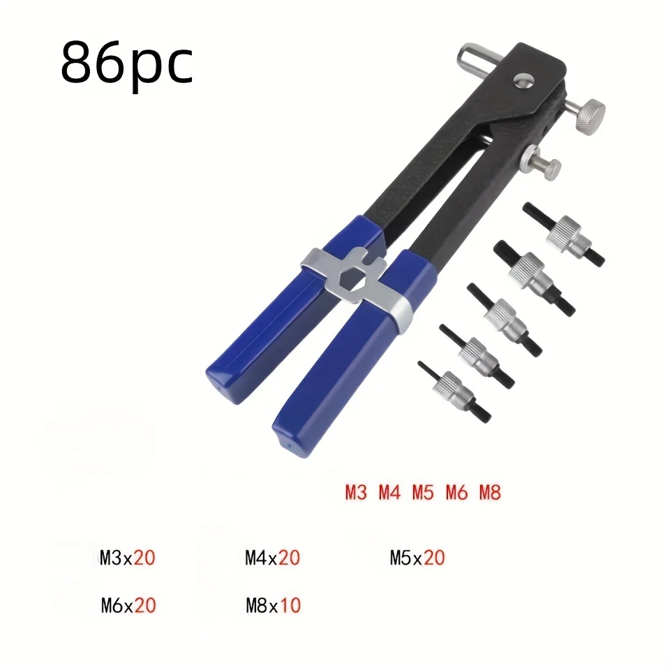 

Boxed Rivet Nuts Colorful Zinc Plated US Rivet Nuts Rivet Nut Set Automotive Sheet Metal Repair Tools