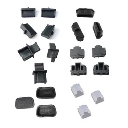 100pcs per bag usb hdmi rj11 rj45 vga db9 db15 connector protector anti dust protect cover rubber dustproof cap