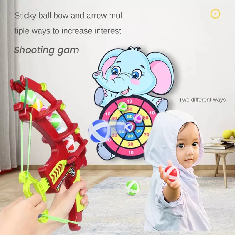 Jeu de fléchettes Montessori pour enfants, cible de fronde, balle collante, lancer de catapulte, jeu de sport, jeux de plein air pour enfants