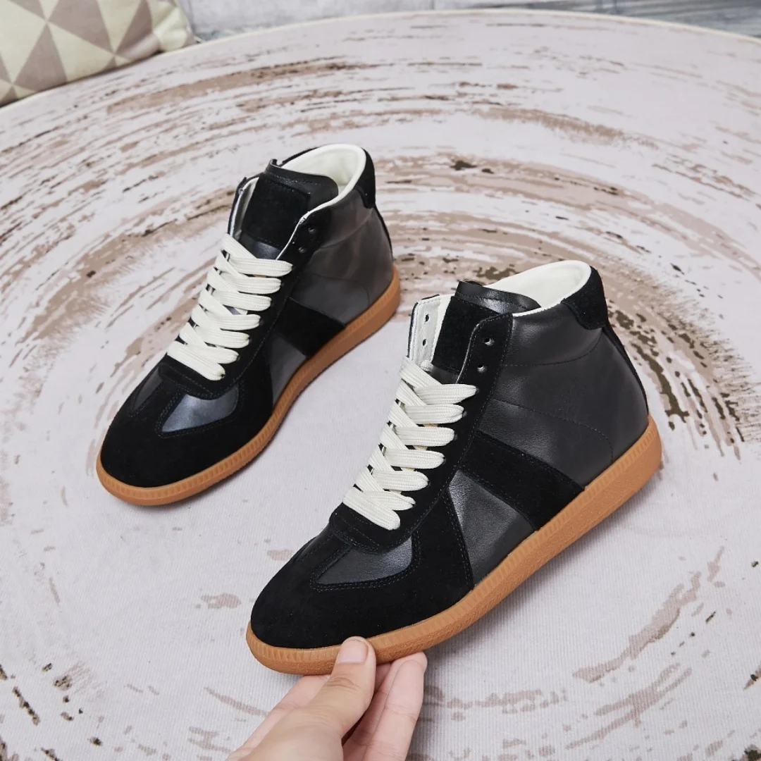 

Реплика кроссовок GAT класса люкс, высокие кеды унисекс, кожаные дышащие летние повседневные ботинки, дизайнерские ботильоны