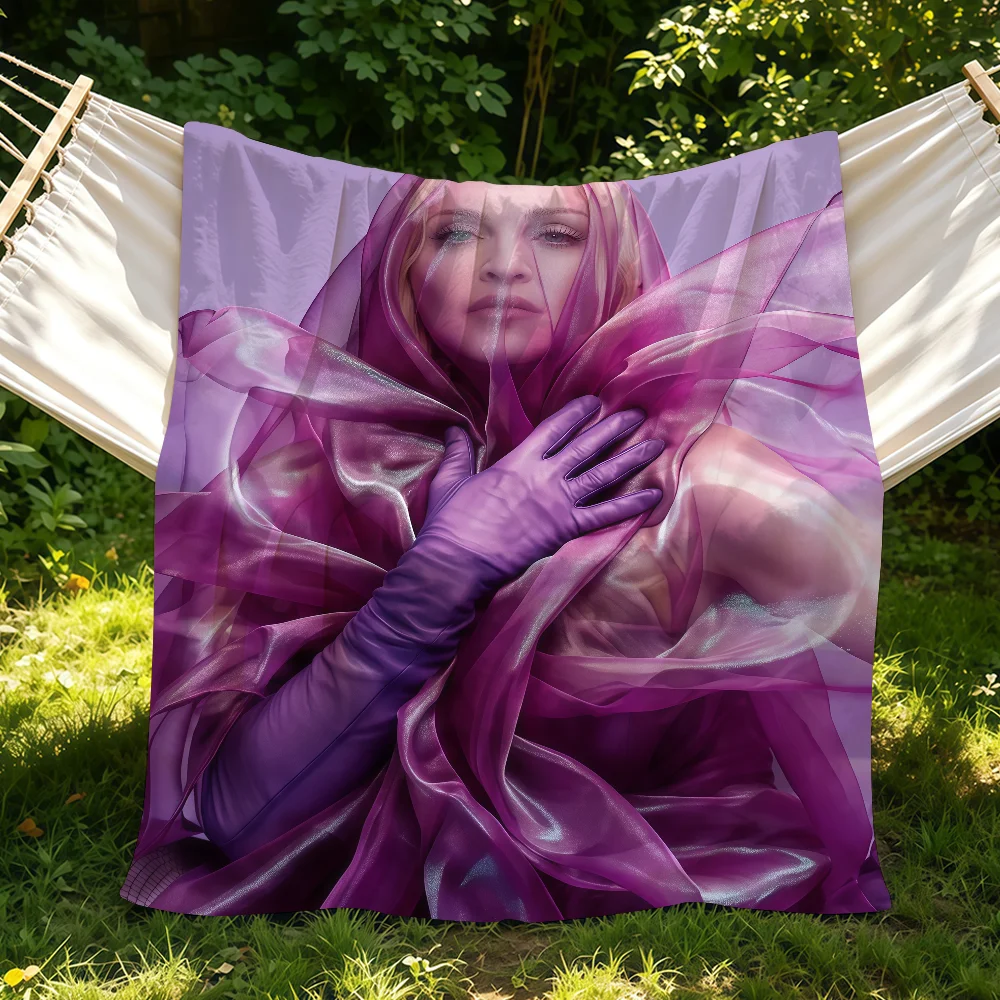 Singer M-Madonna Confessions Blanket Suitable For Sofas Beds Offices Cars Outdoor Travel An Ideal Gift For Friends Family