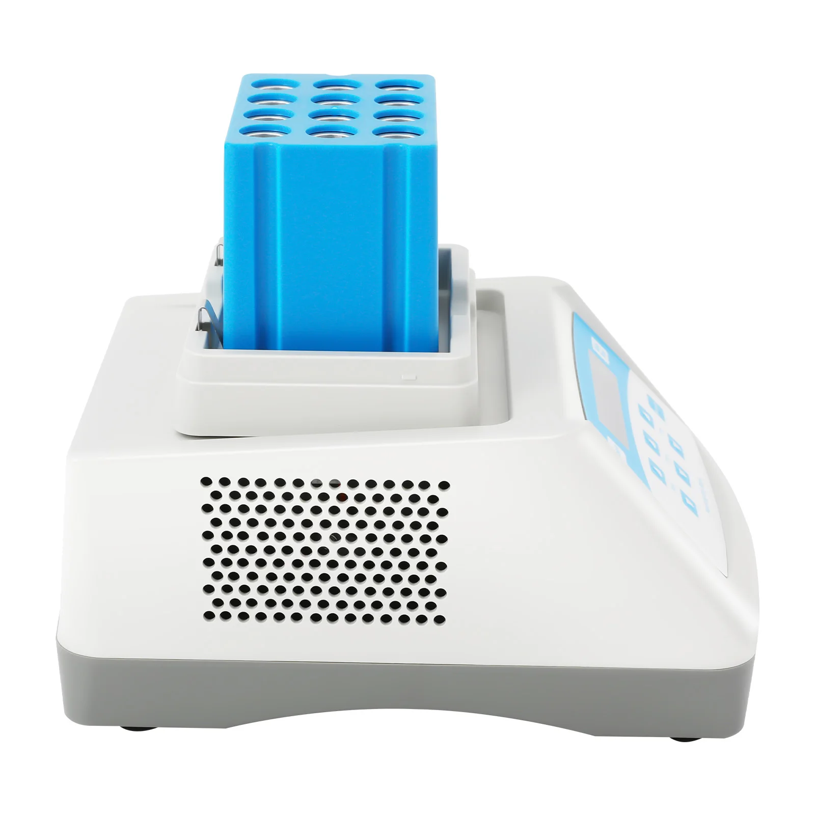 12*5ml 150W PS Gel Heating Machine Portable Grey+ Blue Gel Heating Machine for Sample Storage and Reaction PRP Gel Preparation