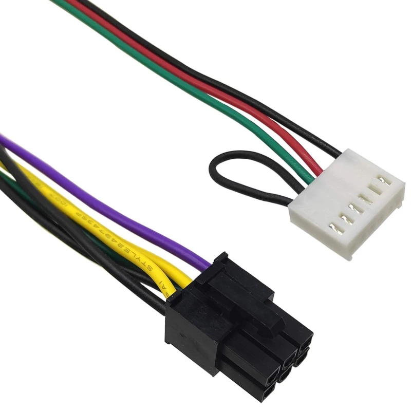 Adaptateur ATX Vers AT 20 Broches Vers Double 6 Broches - Câble 18 AWG 20 Cm Pour PC Rétro 286 386 486 586