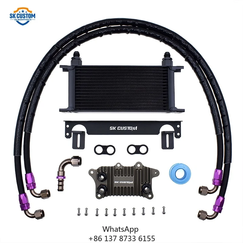 EA837 Engine Oil Cooler Kit For Audi A5 B8 A6 C7 A7 A8 Q7 for VW 3.0T Radiator Kit