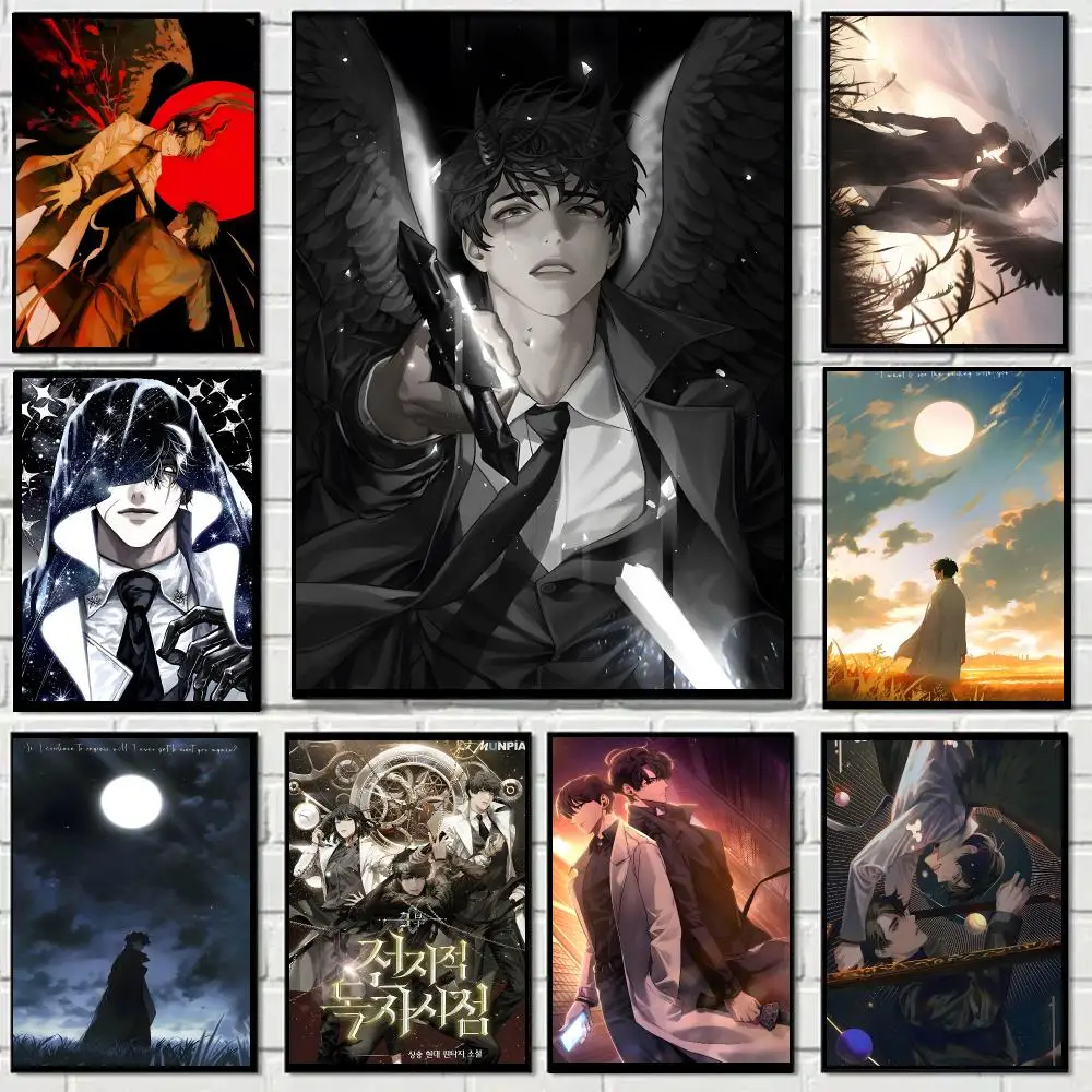 A-Anime Omniscient Reader Viewpoint Poster Self-adhesive Decal Living Room Bedroom Party Bar Decor Moisture-proof Fade-resistant
