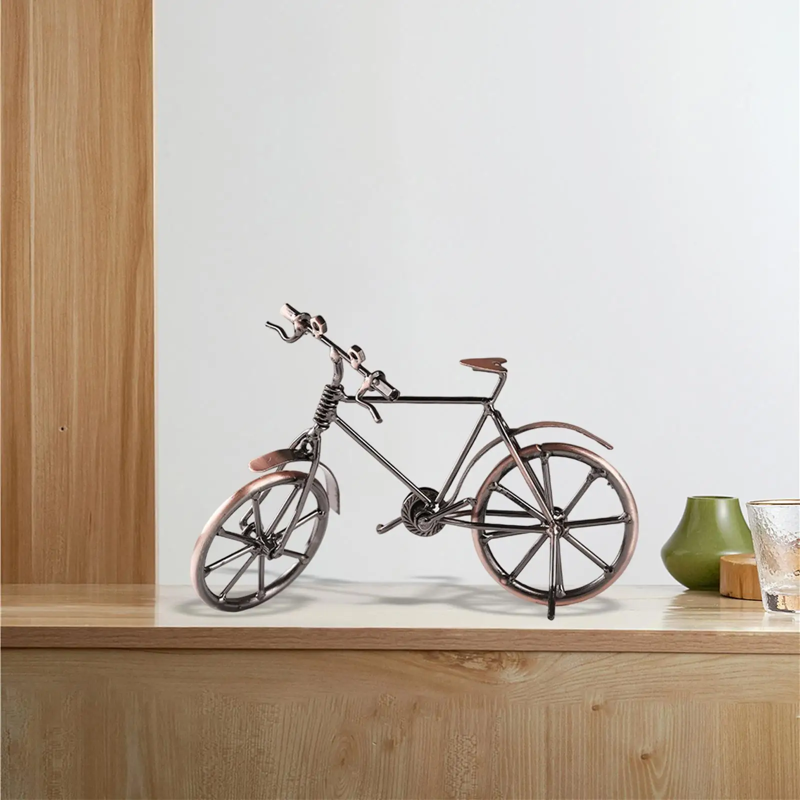 

Bicycle Model Retro Simulated Bike Figurine Collections Creative Bicycle Model Decoration for Desktop Home Office Bedroom Decor