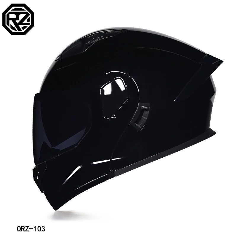 High Quality ORZ Motorcycle Full Face Helmet Four Seasons Motocross Racing Modular Flip Up Casco Moto Men Women Off Road Helmet