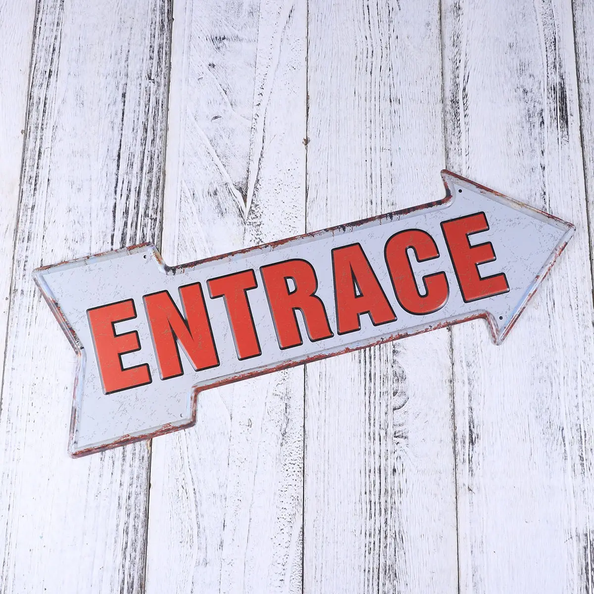 

Винтажная декоративная табличка 45x16 см: Железный настенный указатель направления для бара, больницы, выхода, дорожный знак, указатель пути