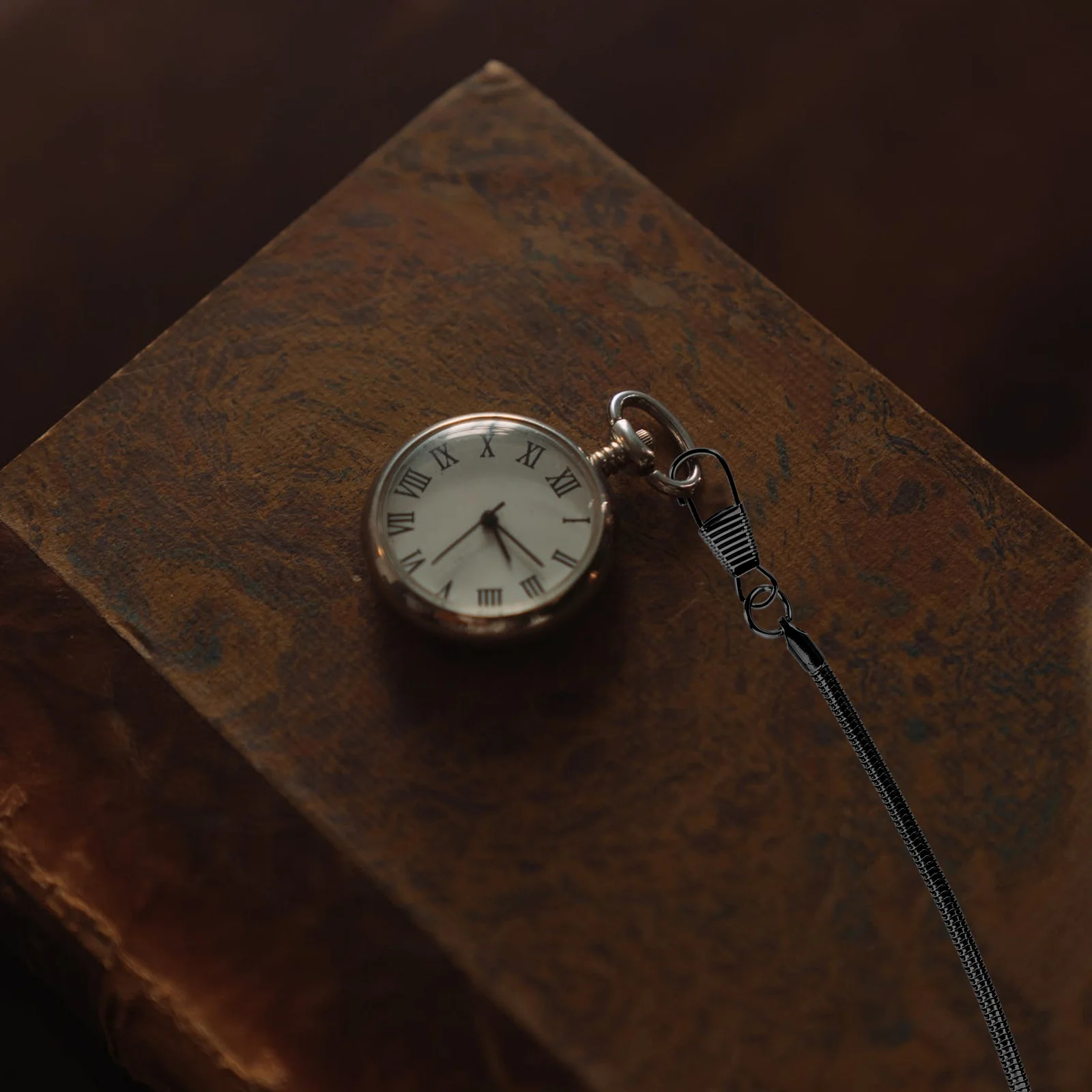 Collar de reloj de bolsillo para hombre, cadena de reloj Retro, suministros de aleación