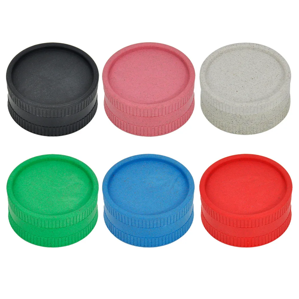 New 40mm Degradable Plastic Smoke Grinder 2-layer Plastic Grinding Garden Power Tool Accessories