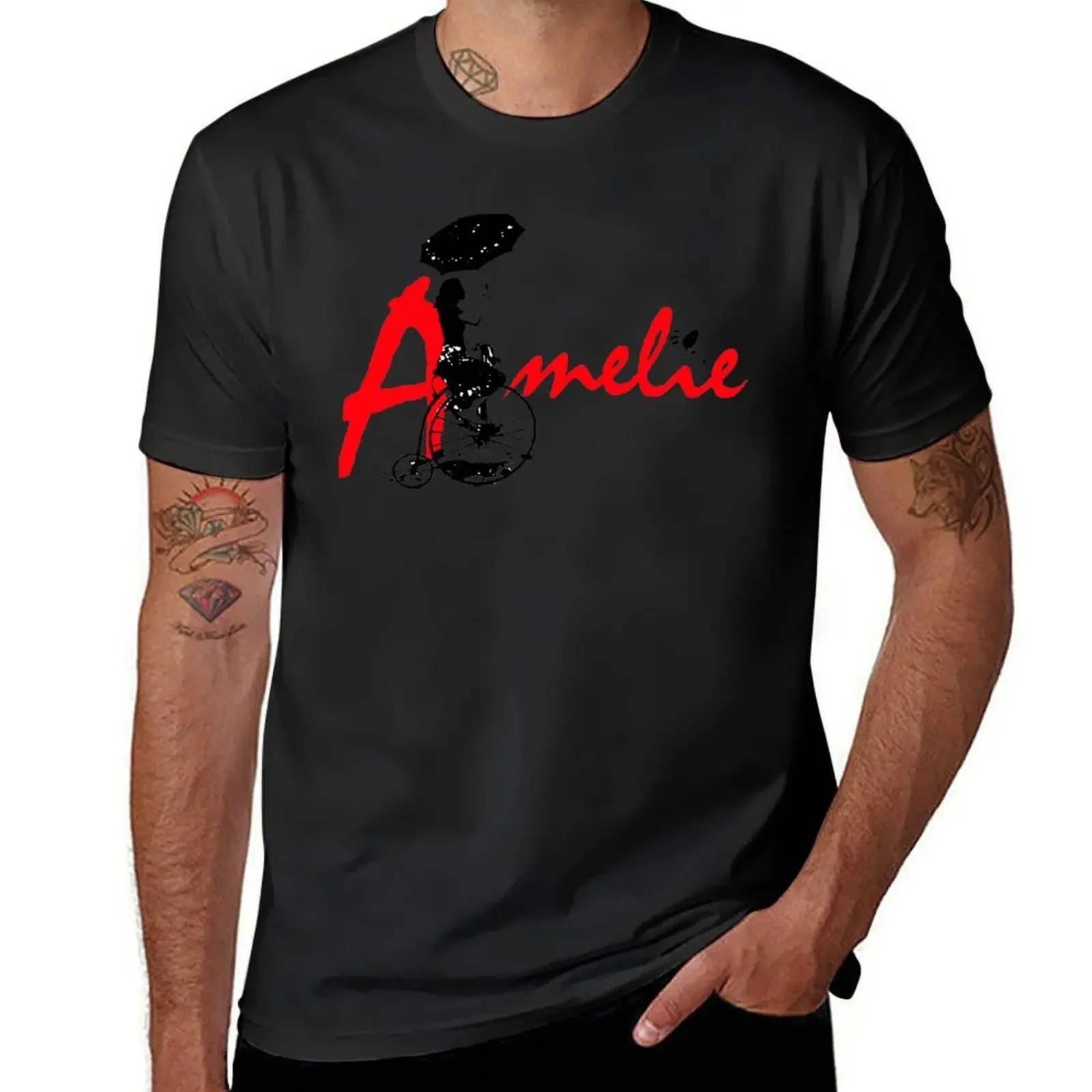 Amelie T-Shirt customs design your own Aesthetic clothing vintage t shirt men