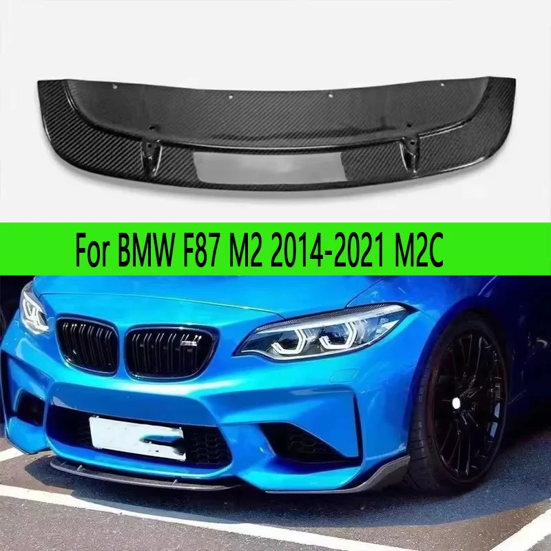 

Для BMW F87 M2 2014-2021 M2C: карбоновый передний бампер, диффузор, сплиттер, спойлер в стиле ST, тюнинг, автозапчасти, обвес