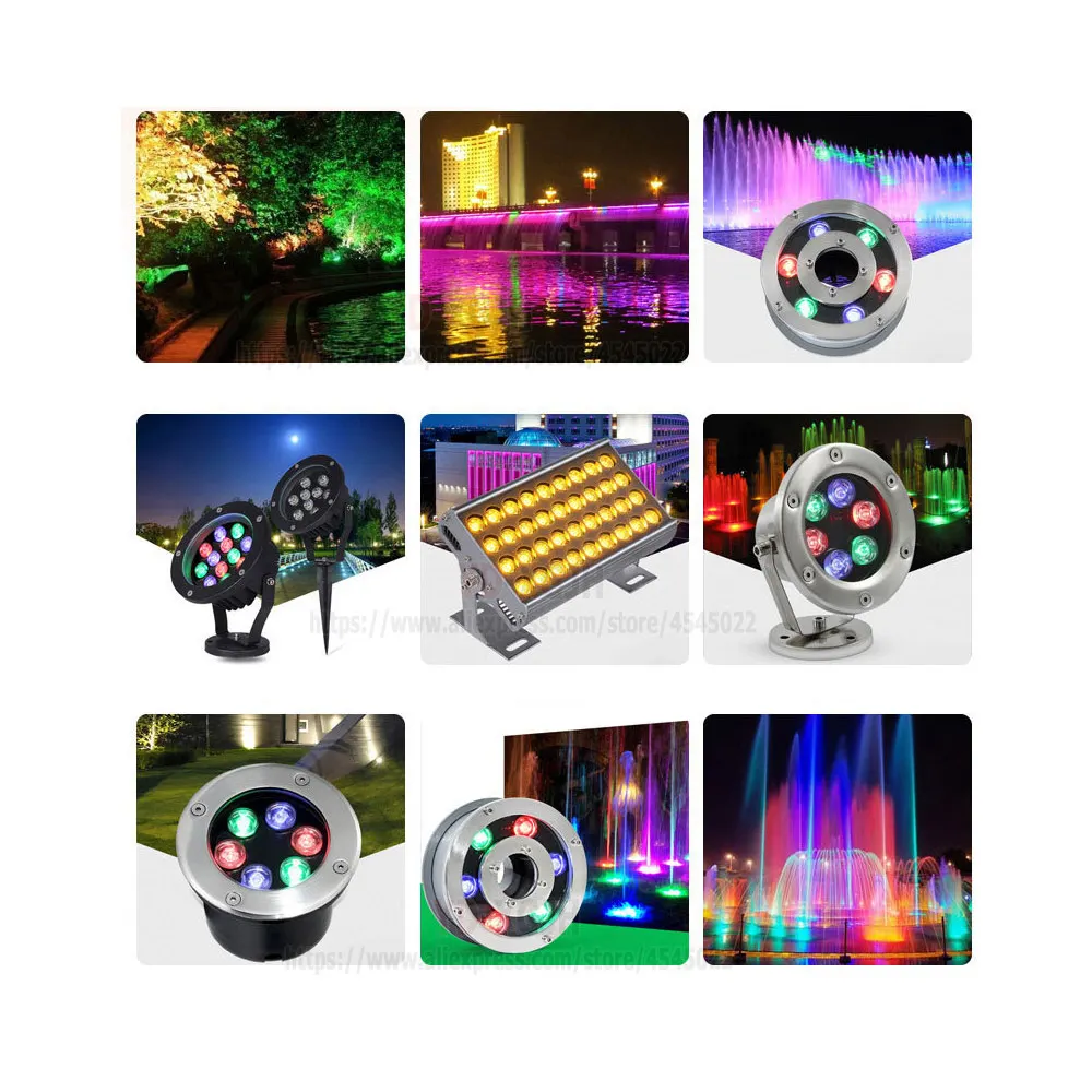 2PCS LED Conjoined Lens+LED PCB set sell 1W3W5W7W9W12W15W18W21W24W30W36W High Power Ceiling Down lamp Twin Lens with Plate Board
