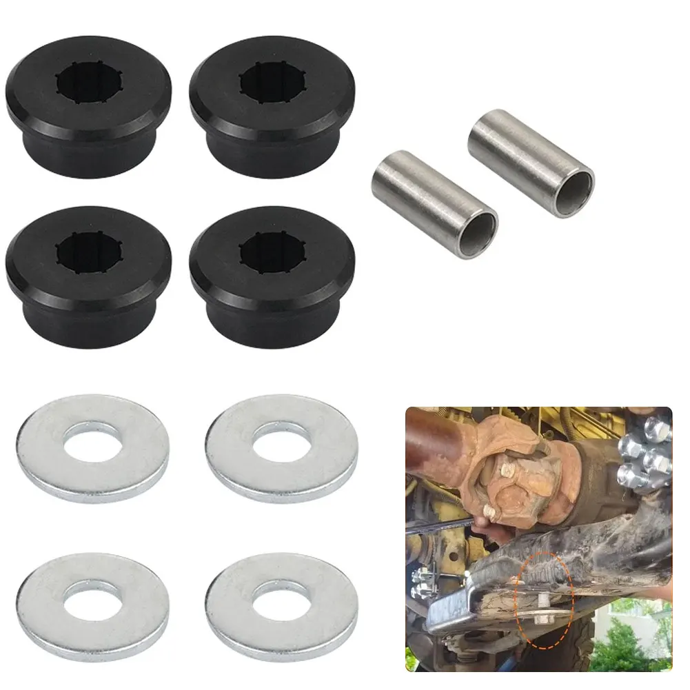 

Монтажный комплект из полиуретана. Передние втулки дифференциала. Легко устанавливается. Обновление производительности для минимизации шума. Черный.