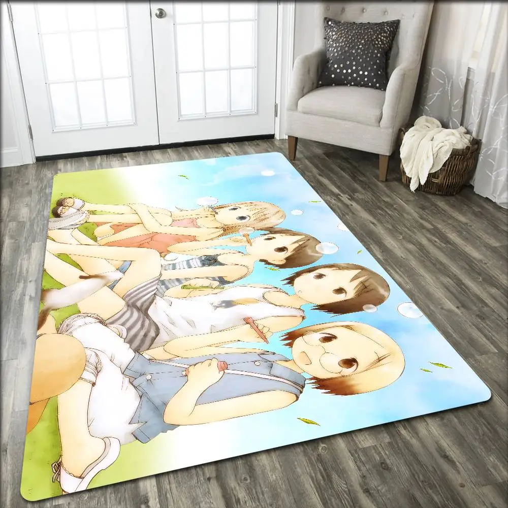 I-Ichigo Mashimaro Strawberry Marshmallow Hallway Carpet Retro Multiple Choice Living Room Kitchen Rug Non-Slip Welcome Rug