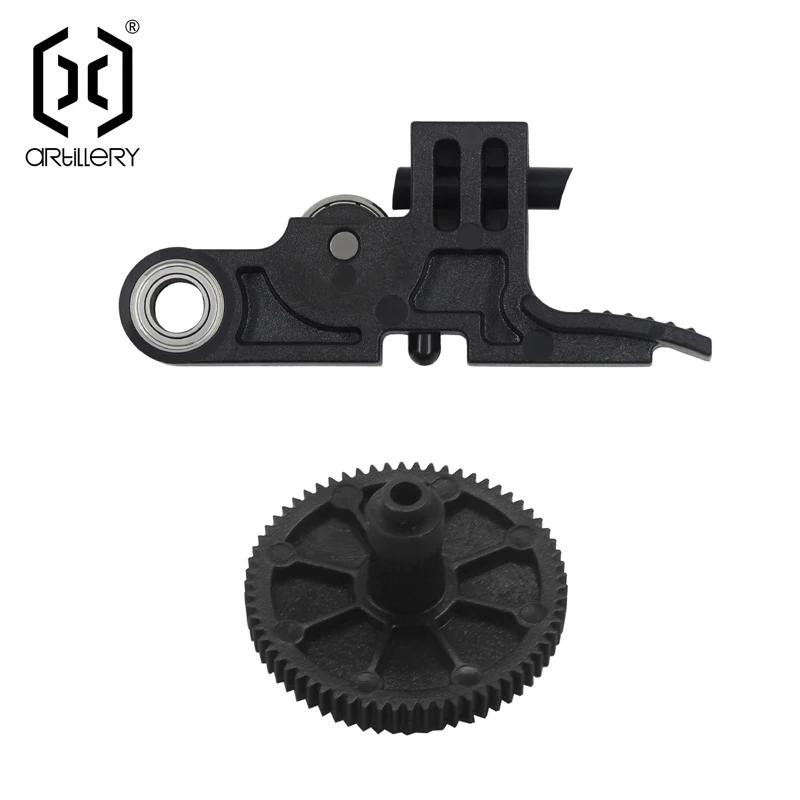 Artillery 3D Printer Origianl Parts Genius Pro/SW-X1/X2 Extruder Structure Kit Contains Handle, Bearings,Screws,Big Gear,Spring