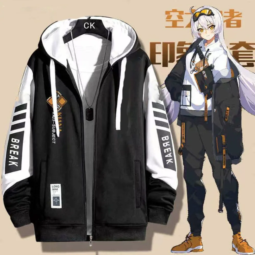 Anime Honkai Impact 3 Herrscher Of The Void Jackets Autumn Winter Outerwear Fashion Hooded Slim Fit Hoody Birthday Gifts