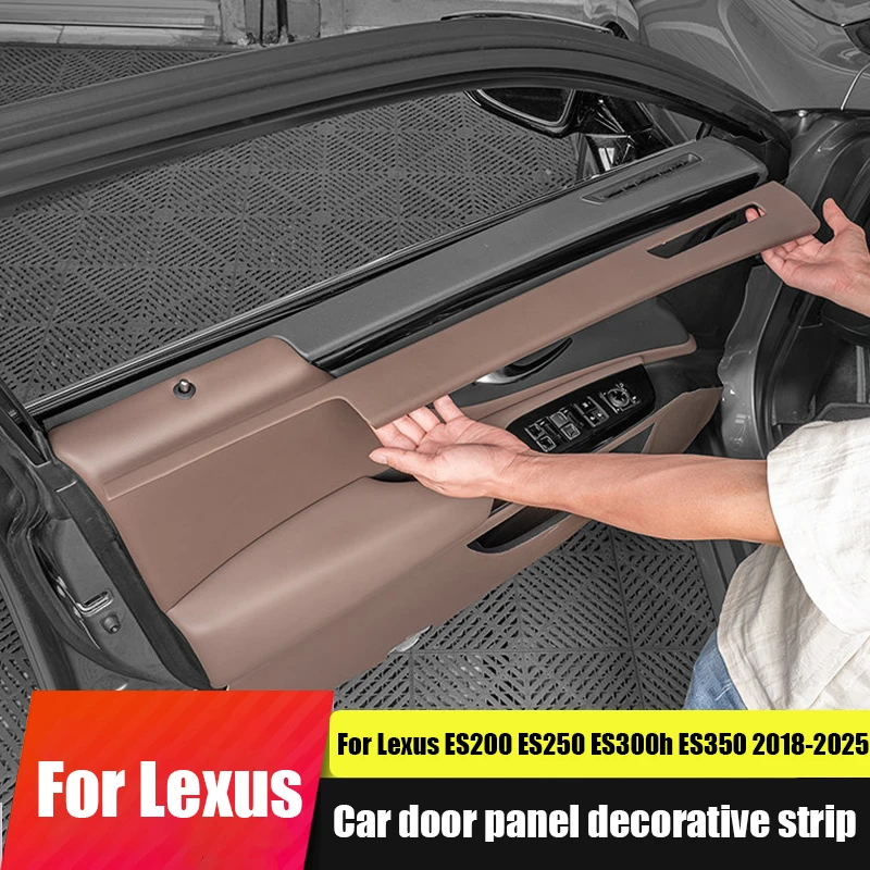 

For Lexus ES200 ES260 ES300h 2018 2019 2020 2021 2022 2023 2024 Car door panel decorative strip made of ABS material