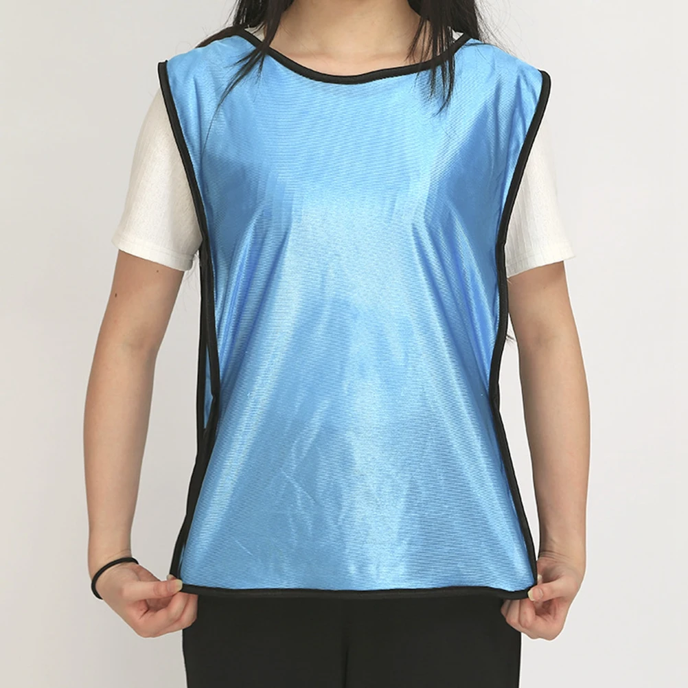 

12pcs Kids Summer Training Vest Children Sleeveless Shirt Football Basketball Team Mesh Vest Lightweight Fast Drying Soft For