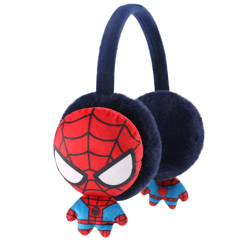 Frozen Spider Man Soft Plush Ear Warmer Winter Warm Earmuffs for kids boys girls Cute Earflap Outdoor Cold Protection Ear Cover